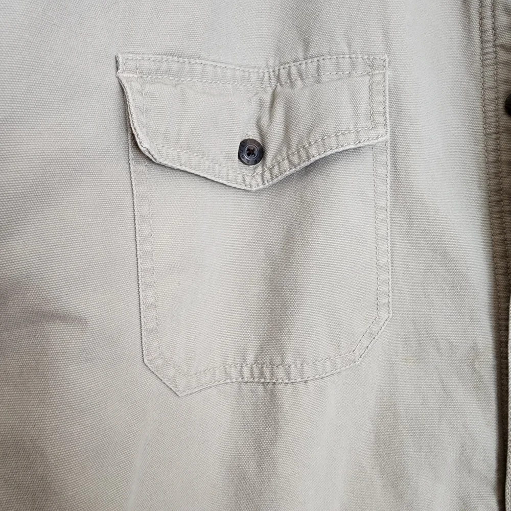 Levi's Men's Button Up Fleece Lined Heavy Duty Shirt Jacket XXL Flaws See Desc